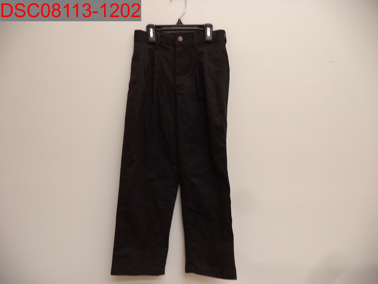 NWOT – Small Stain, Gegrge Boys’ Black Adjustable Waist Uniform Pants, Size 6