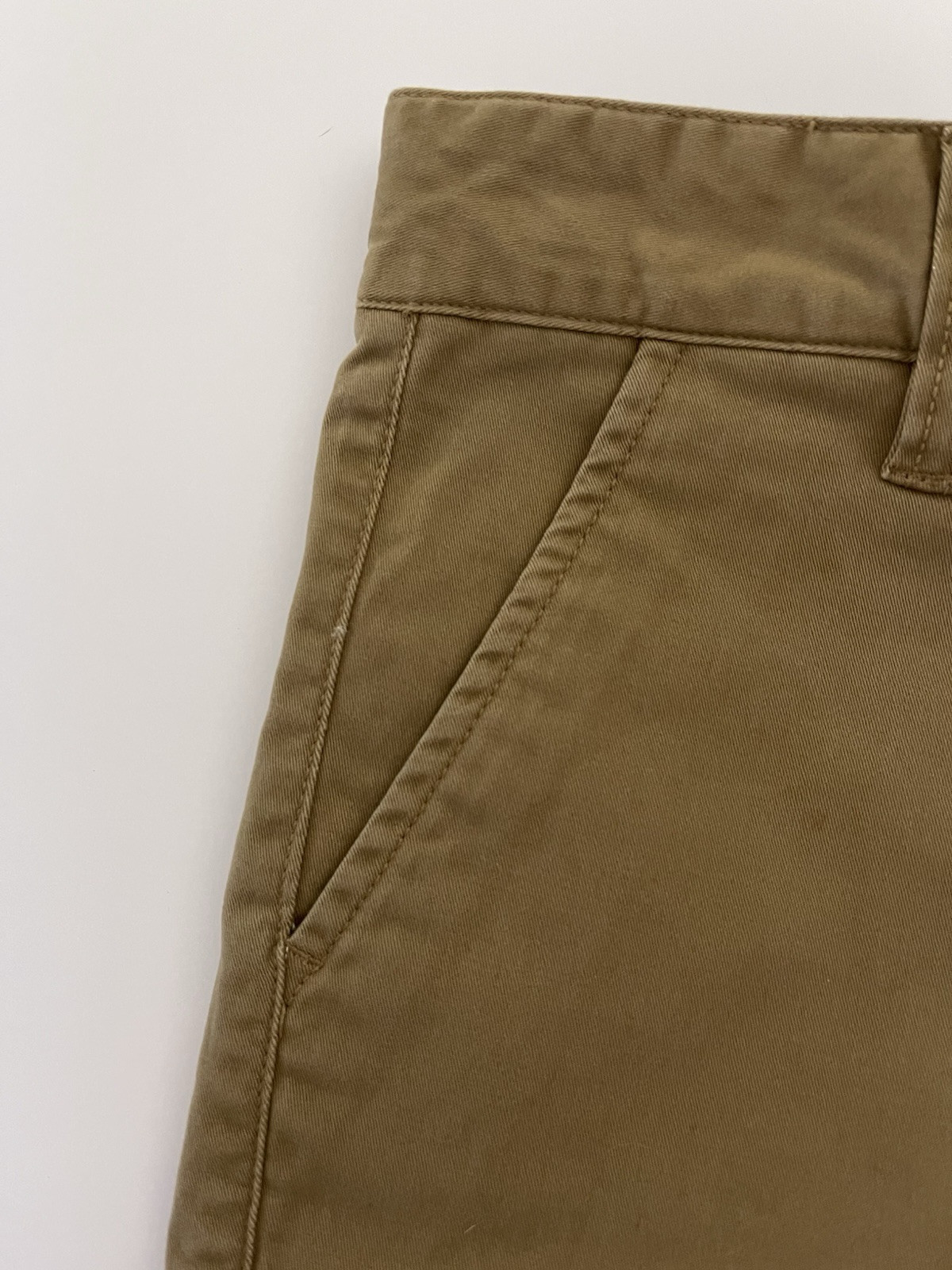 rumi + ryder Boys Size 12 Casual Dress Shorts Flat Front Adjustable Waist Khaki