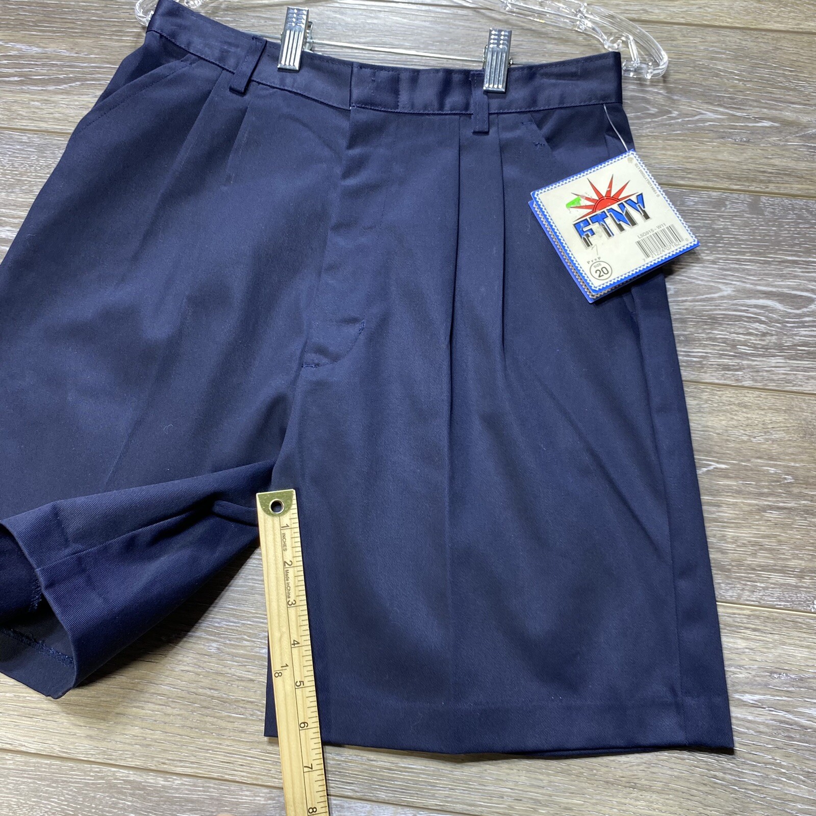 French Toast Shorts Size 20 Boys (30” Waist) NEW WITH TAGS Blue Uniform