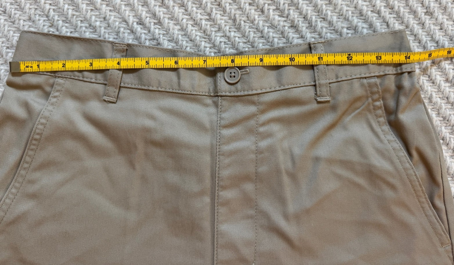 French Toast Khaki Pull-on Twill Uniform Short Boy’s Size 16