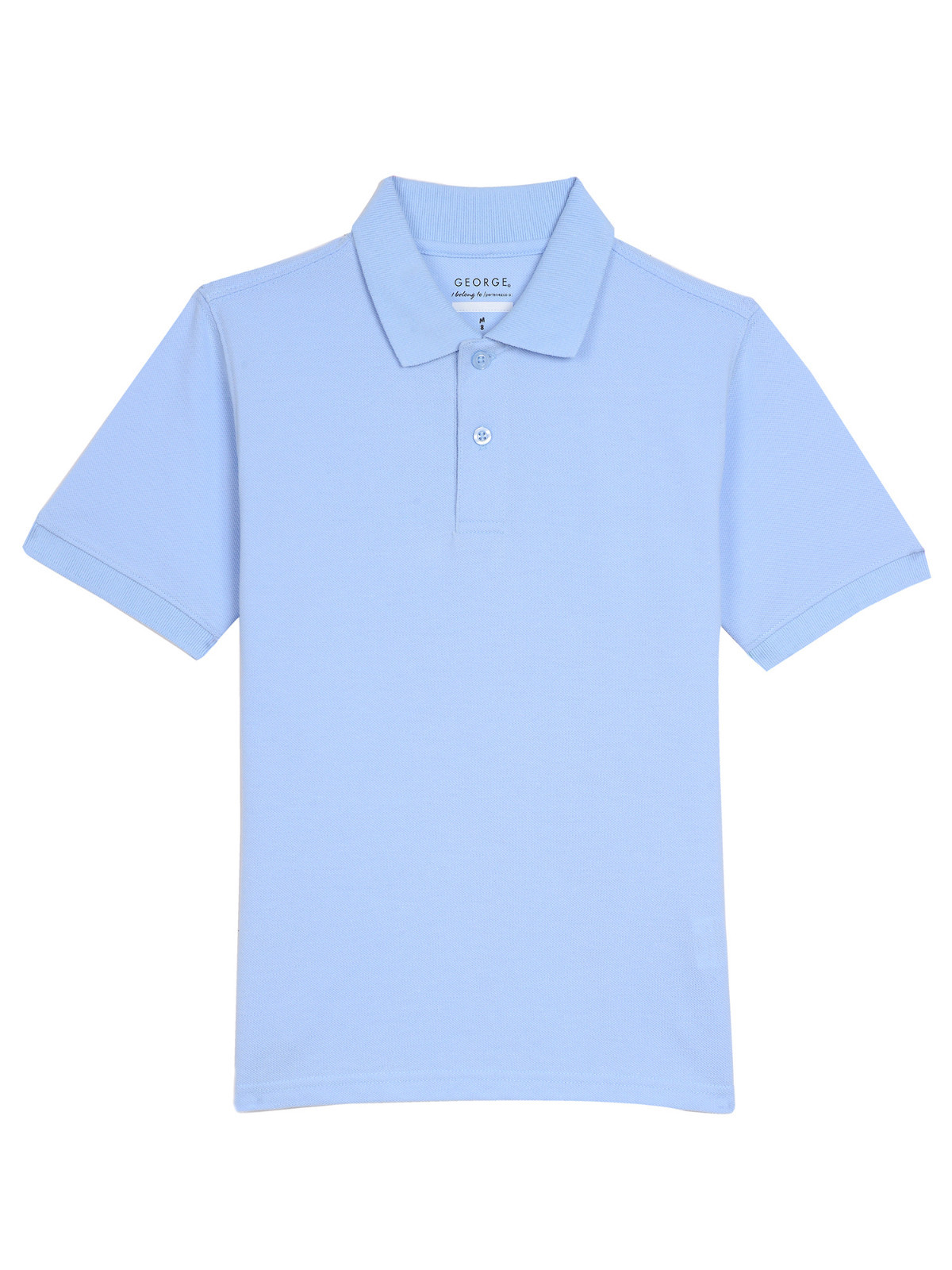 George Boys School Uniforms Short Sleeve Pique Polo Shirt