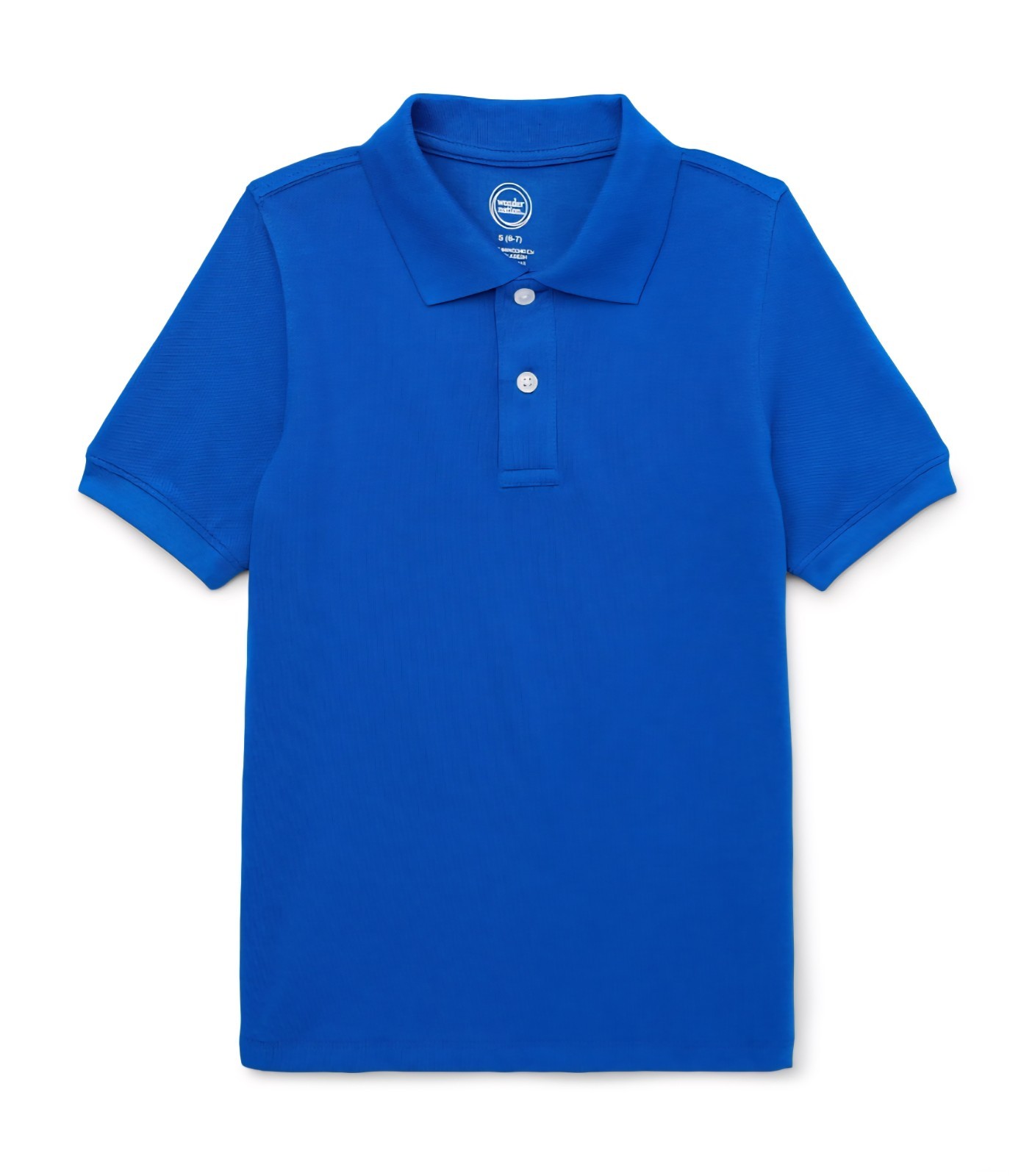 Wonder Nation Boy’s Royal Blue School Uniform Short Sleeve Polo Size XXL HUSKY
