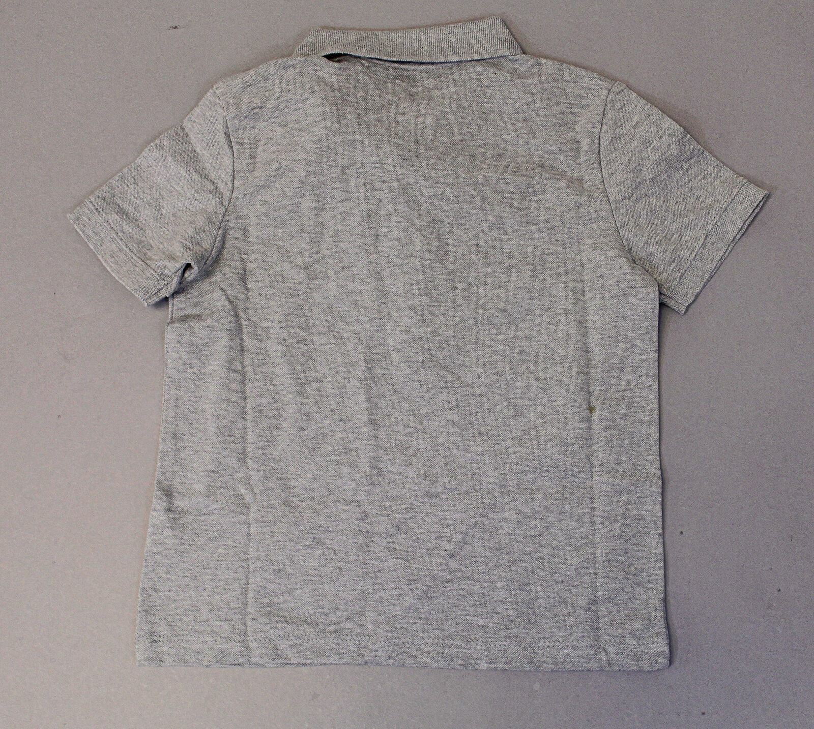 Old Navy Boy’s Short Sleeve Pique Uniform Polo Shirt LP7 Grey Size XS NWT