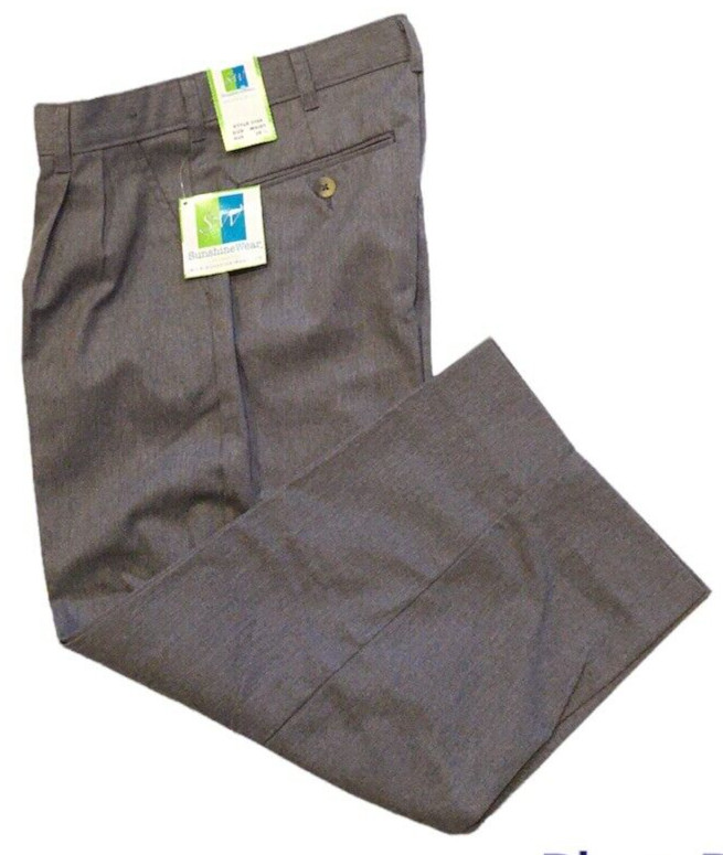 Sunshine Wear New Boy’s Size 28 Husky Pleated Front Adjustable Waist Uniform