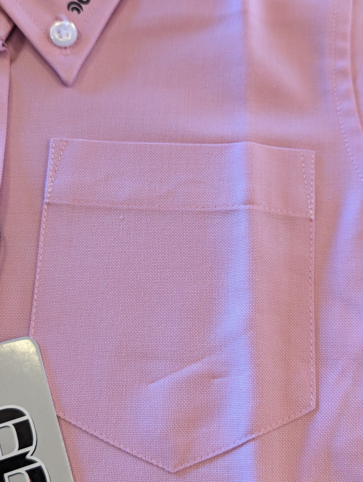 Classberry Kids Uniform long sleeve button up shirt Pink size 5