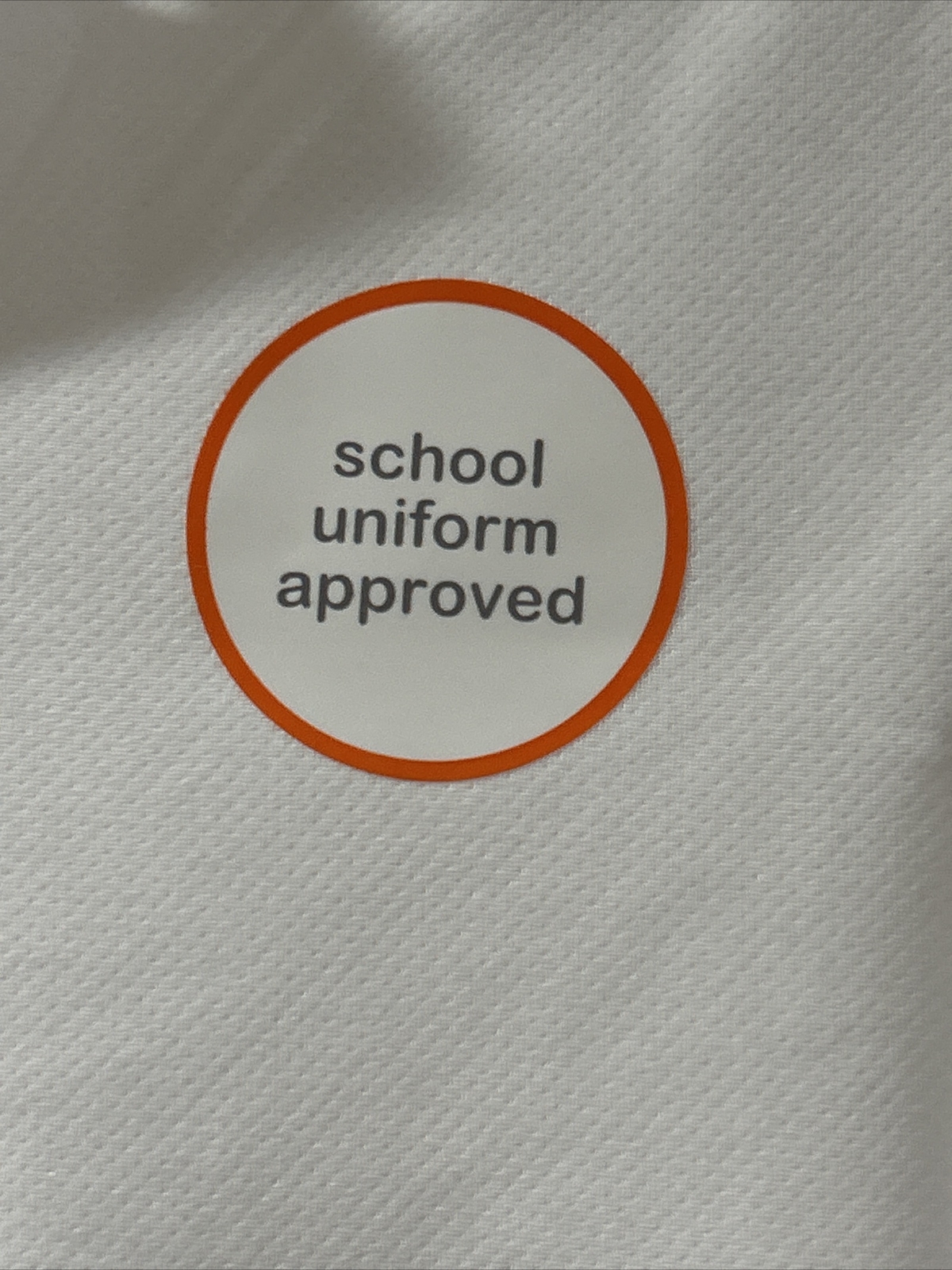 Wonder Nation School Uniform Polo Shirt Unisex Moisture Wickin Size XS 4-5 White