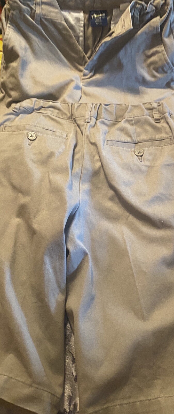 Khaki boys uniform shorts