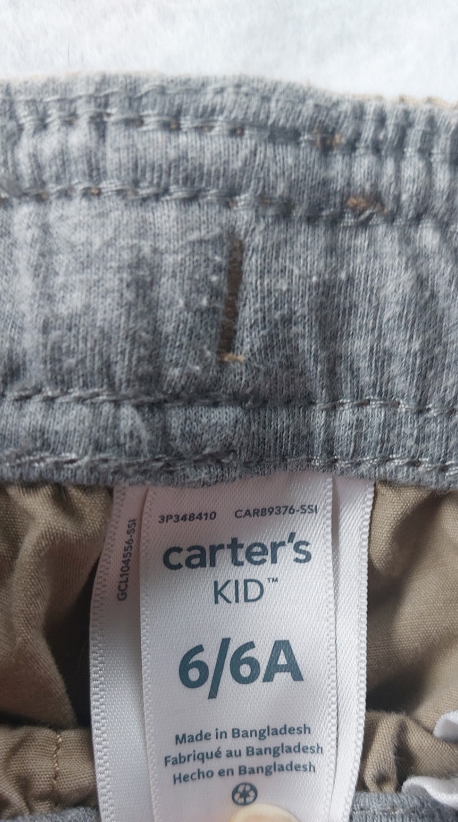 Jumping Beans Boy’s Sz 6 Long Sleeve Pullover w/Carters Sz 6 Cargo Pants