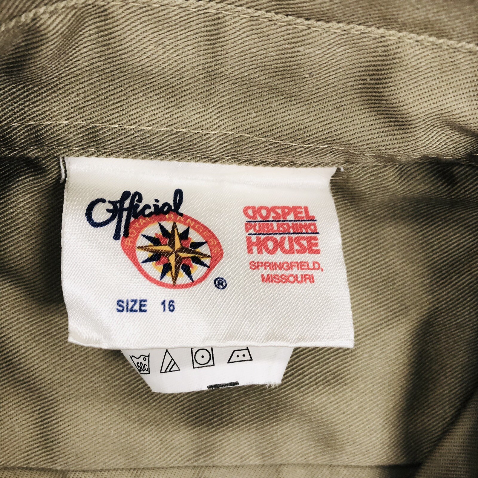 GPH ROYAL RANGER Uniform Khaki Shirt Boy Sz 16 NWT Short Sleeve