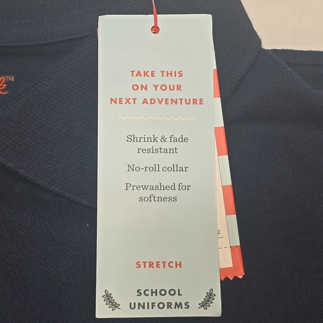 Boys School Uniform Shirt And Pant Set Navy Blue Size 16 NWT