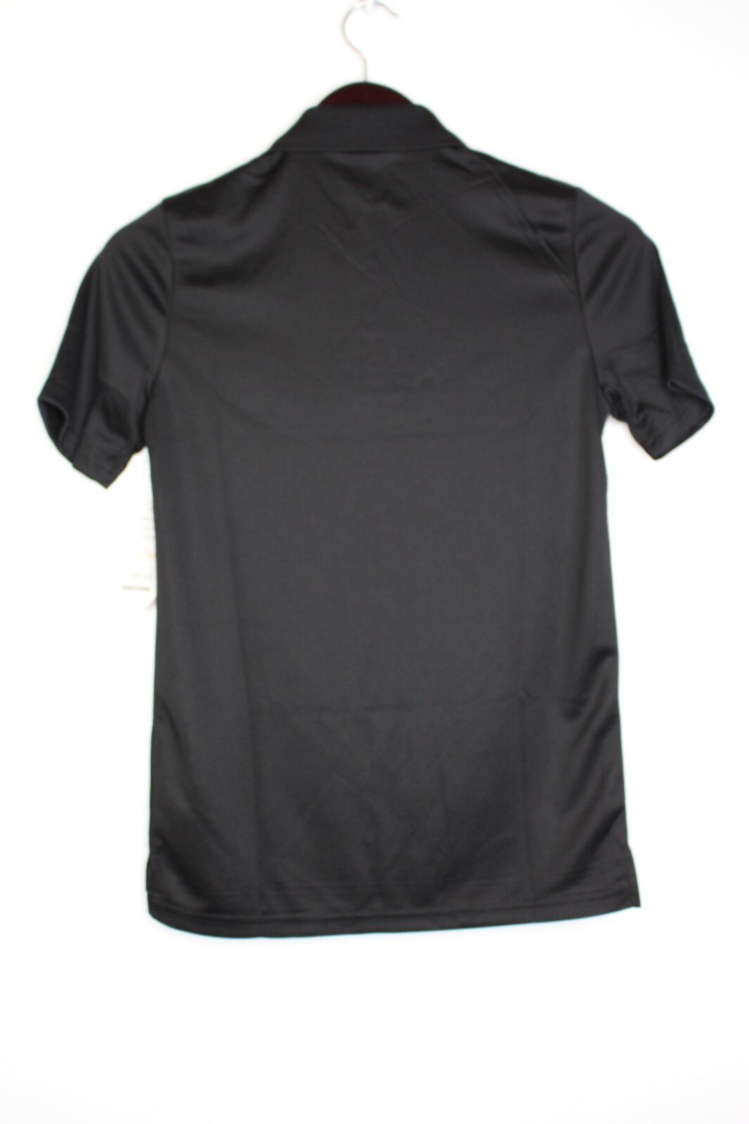 Boys Wonder Nation School Uniform Short Sleeve Performance Polo 4-Pk Black Large