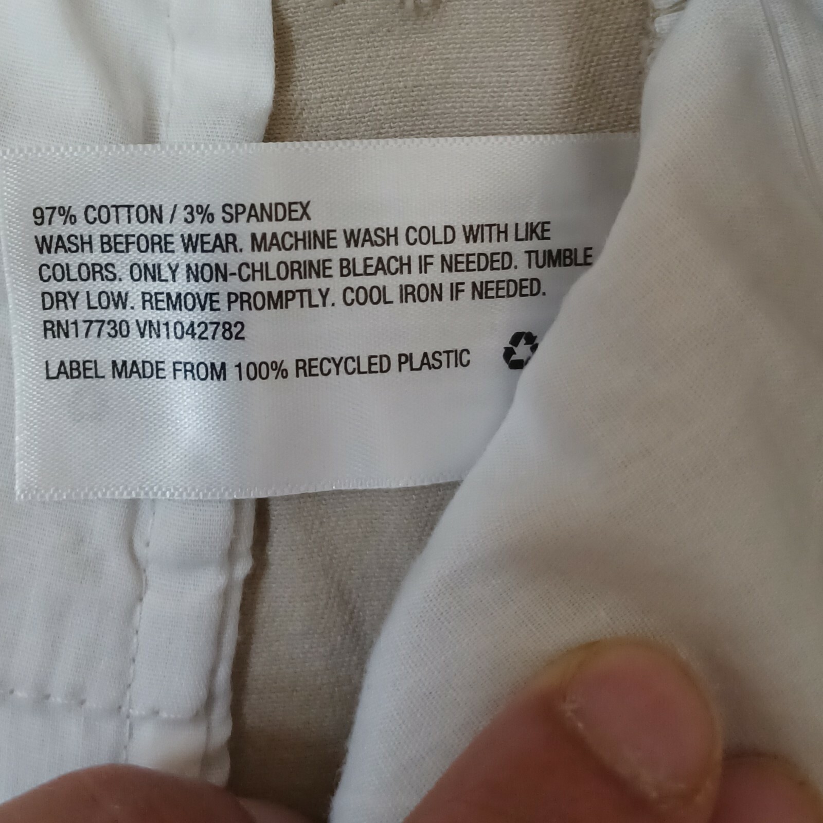CAT & JACK BOYS Khaki SCHOOL UNIFORM SHORT SZ 14 Plus length 18