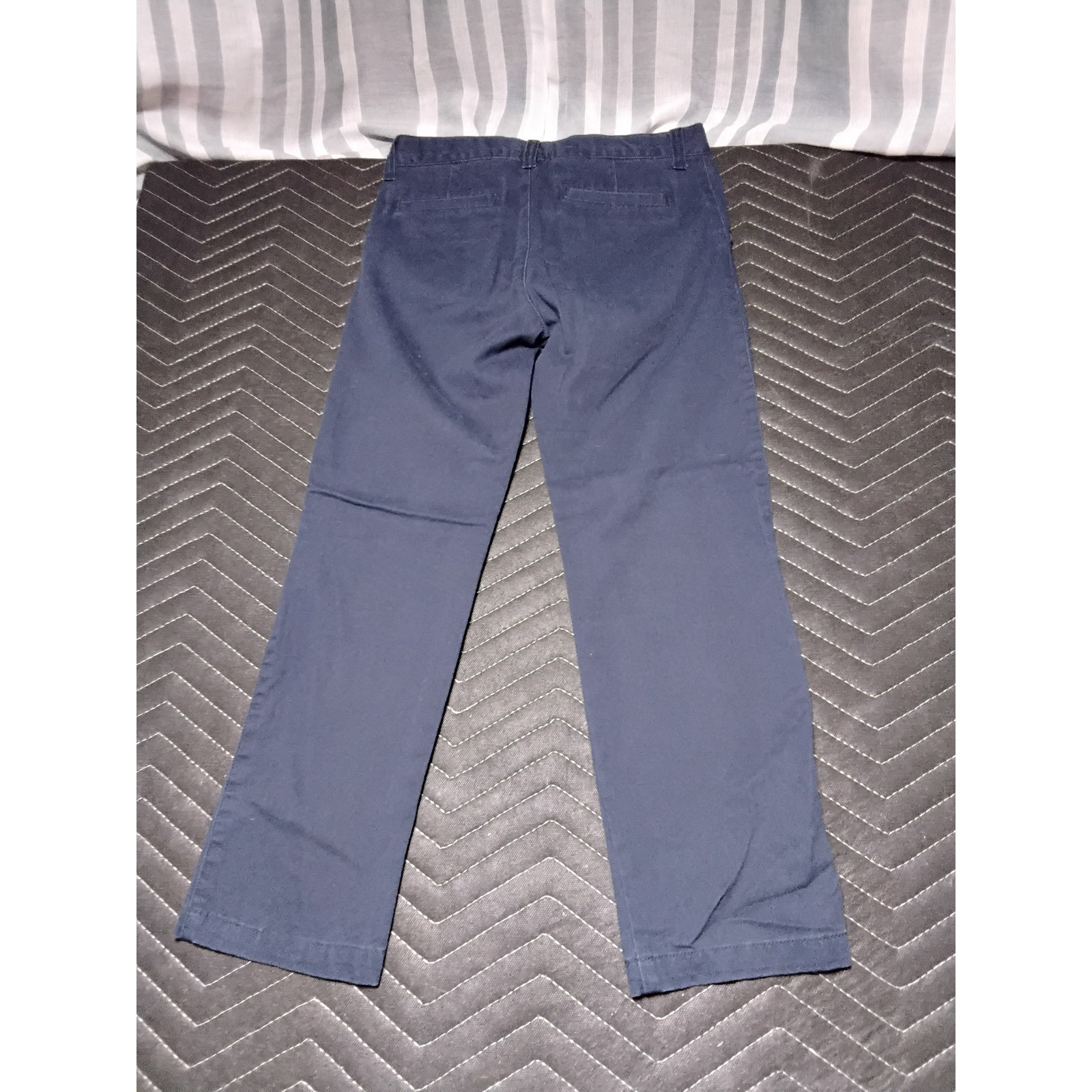 Gymboree Boys Prep Fit Blue HUSKY 8 Chino Pants Casual Everyday Wear