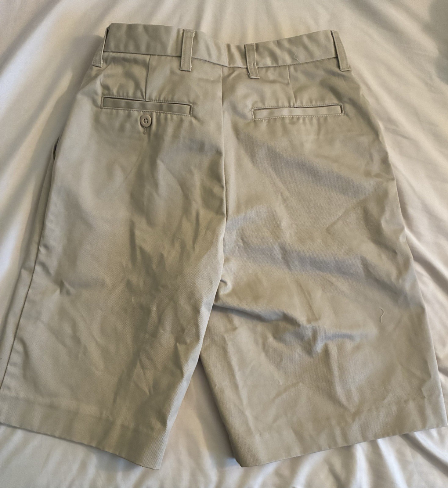 Classroom Uniforms Boys Khaki Uniform Shorts Size 28 Twill Pockets Zip