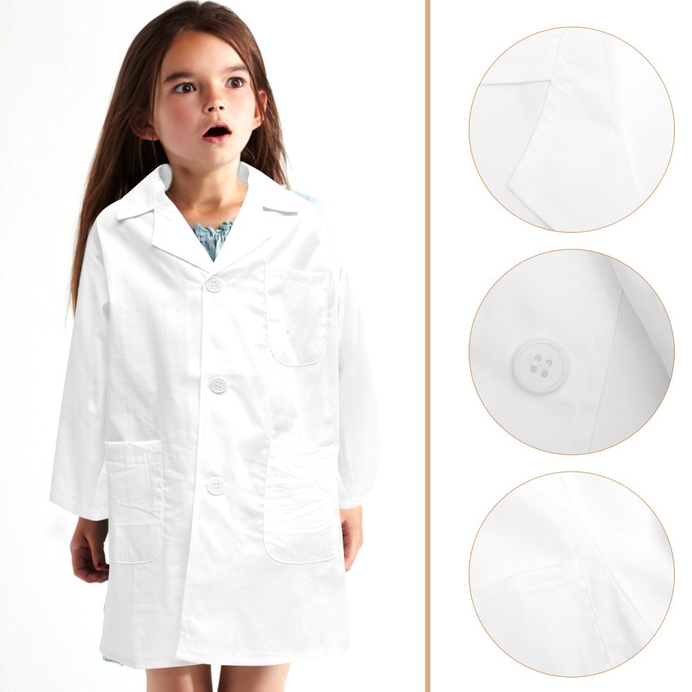 Doctor’s Suit Children Costume Scientist Toddler Doctors Coat Kids