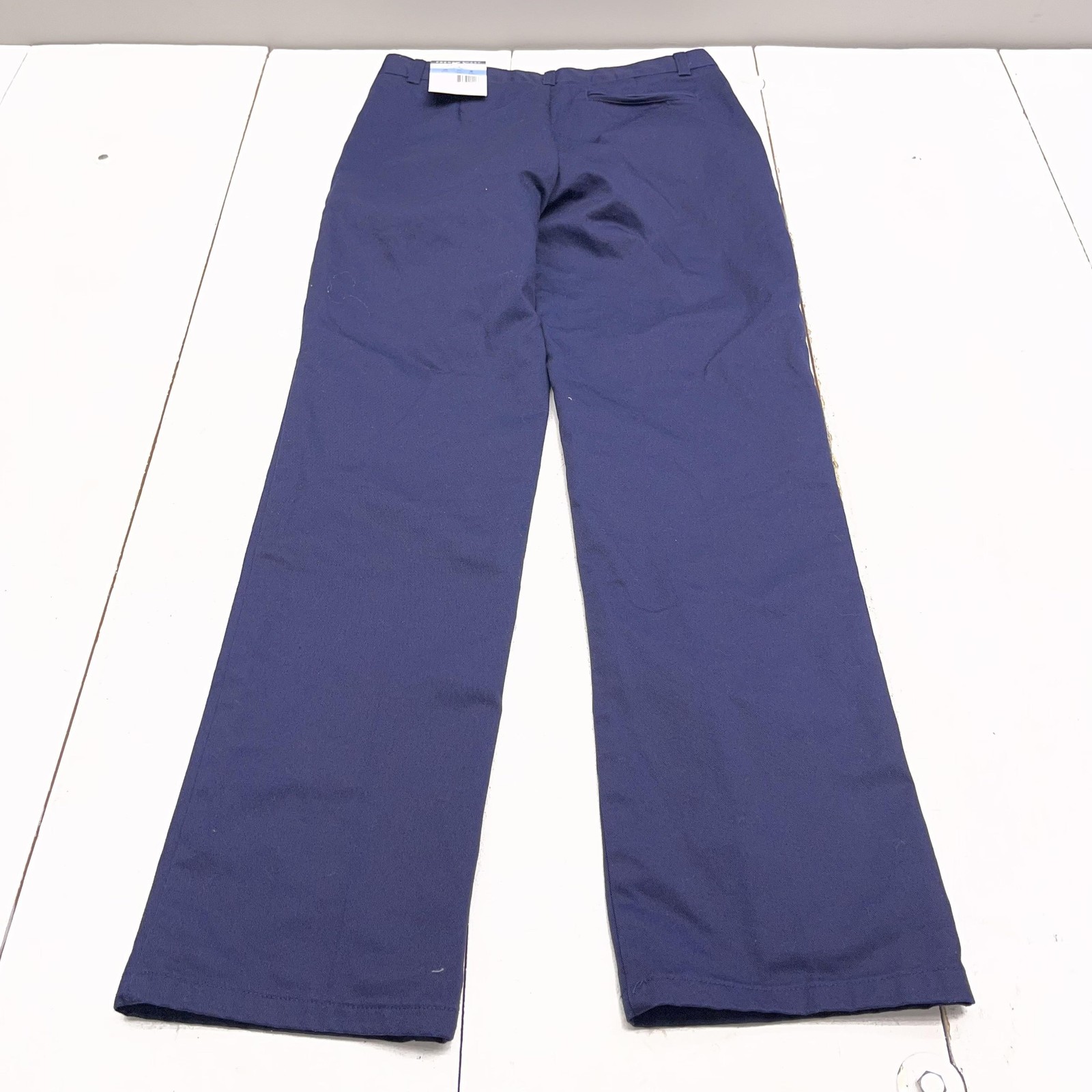 French Toast Pants Boys 18 Navy Relaxed Twill Adjustable Waist School Uniform