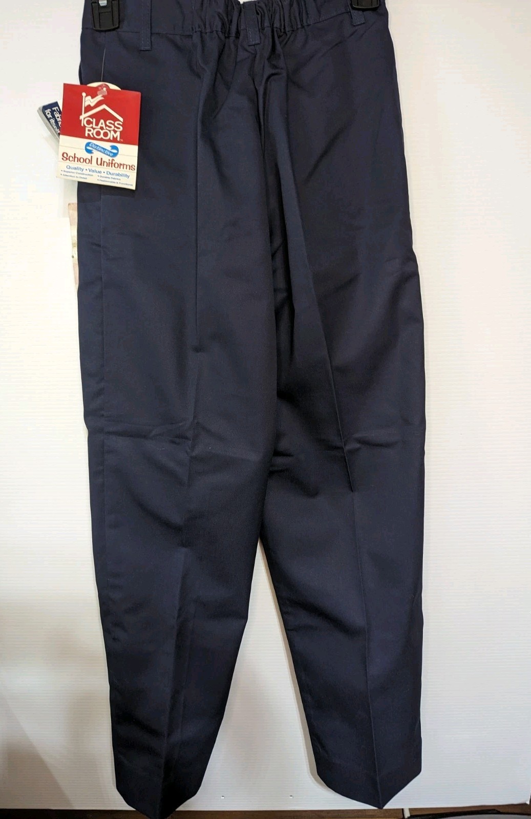 2 Pairs Classroom School Uniform Navy Pants Size 14 New With Tags