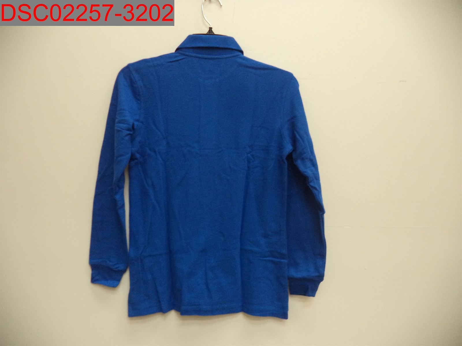 French Toast Boys Royal Blue Long Sleeve Pique Polo, Size L (10/12) 884503503066