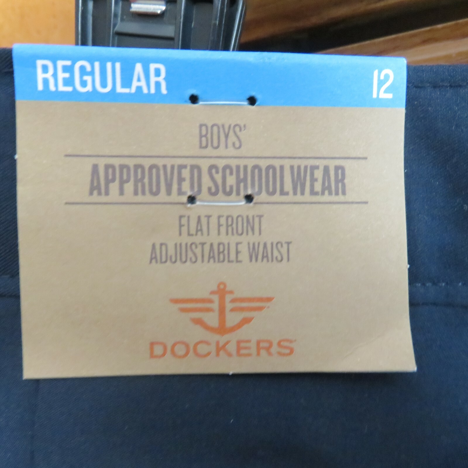Dockers Navy blue shorts approved schoolwear size 12 reg brand new NWT $28