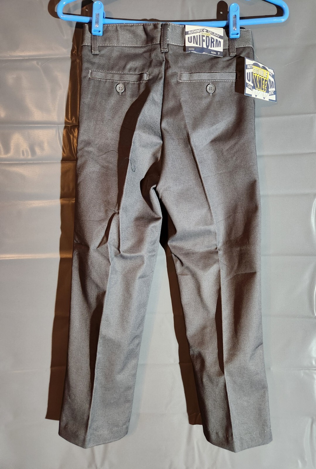Galaxy by Harvic – Boy’s Classic Flat Front School Uniform Pants – Size 7 – 2 pr