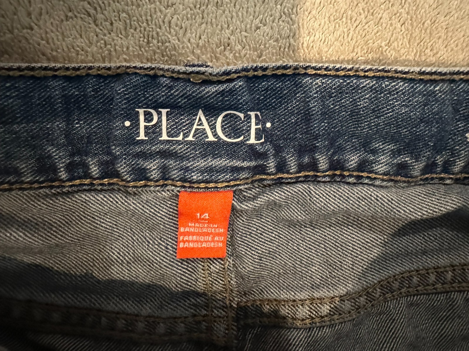 Children’s Place Shorts Boys Size 14 Blue Adjustable Waist