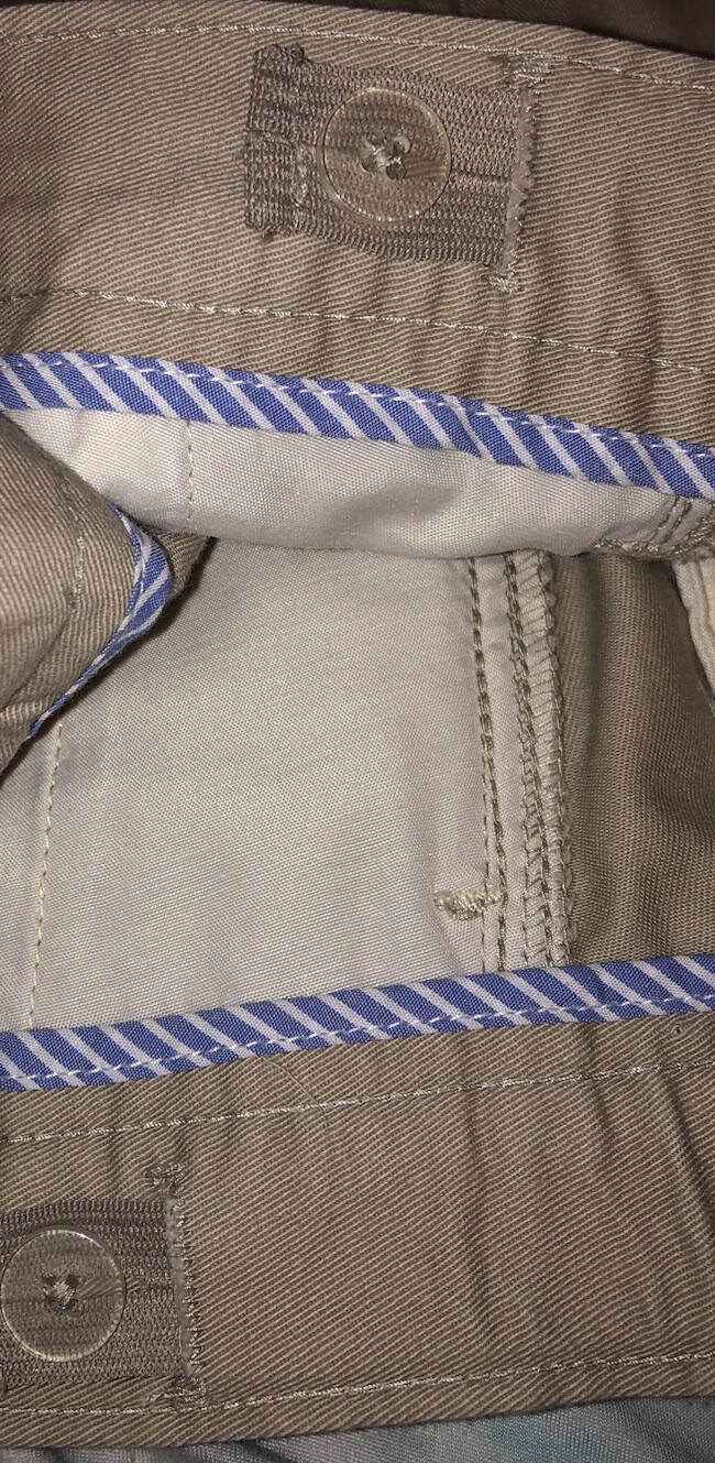 CHAPS Boys Classic Fit Schoolwear Uniform Dressy Khaki Pants Size 16 Husky