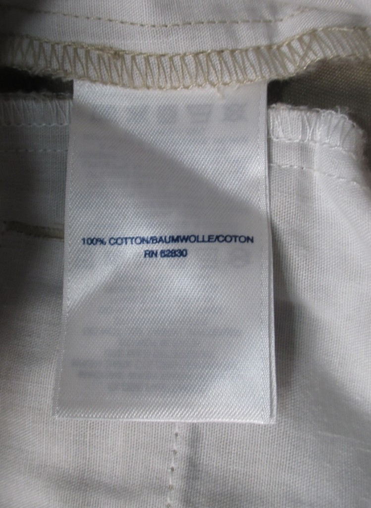 LANDS END Khaki School Uniform Plain Front Chino Shorts Boys 12 *NEW*