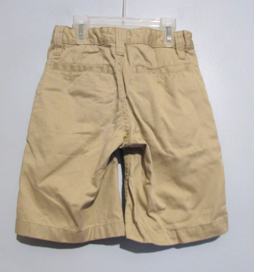 Boys Old Navy Beige Shorts Size 6 School Uniform Adjustable Waist EUC!!!