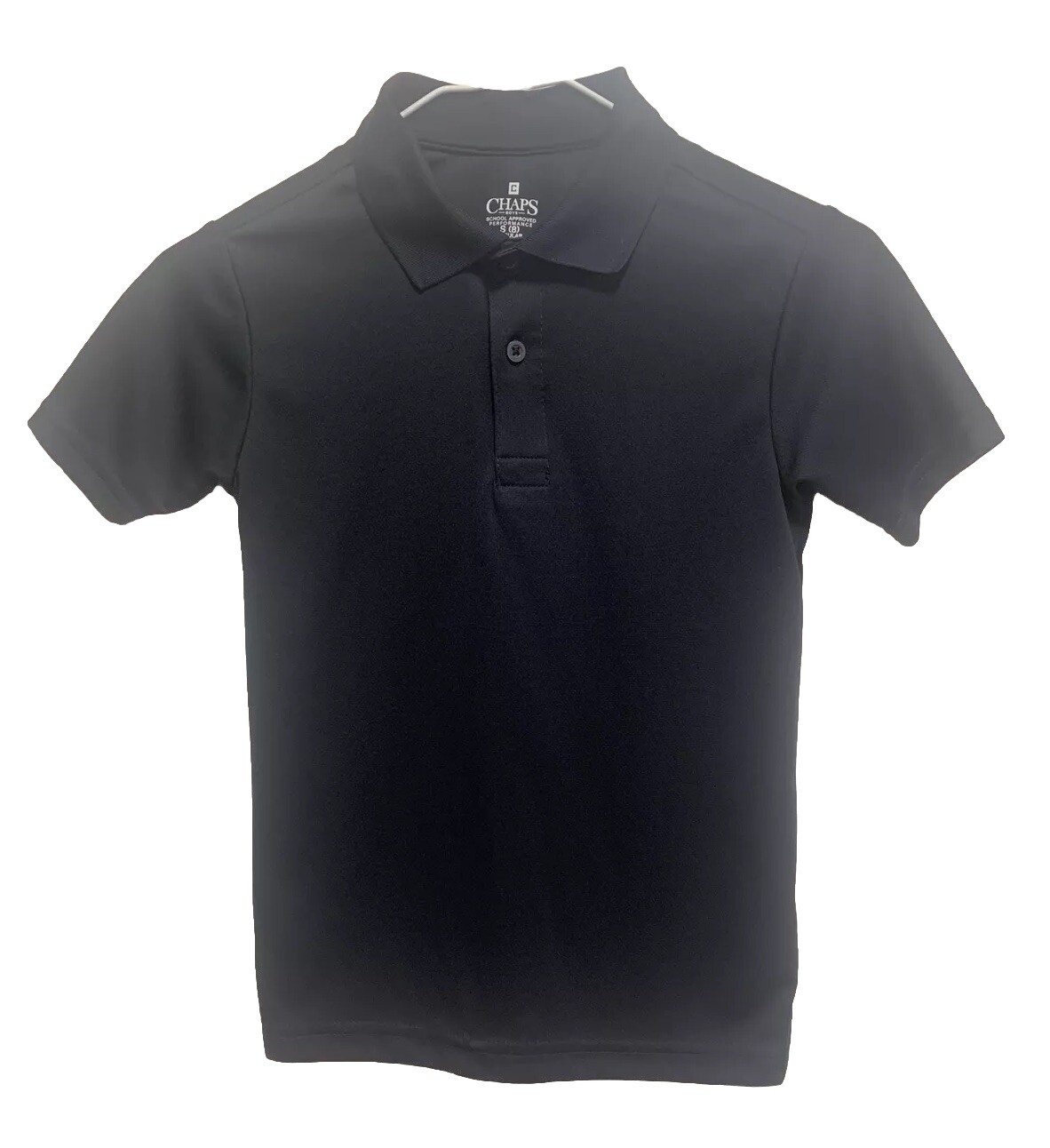CHAPS Approved Schoolwear~Lot of 2~Boy’s Short Sleeve Polo Shirts~Size S (8)