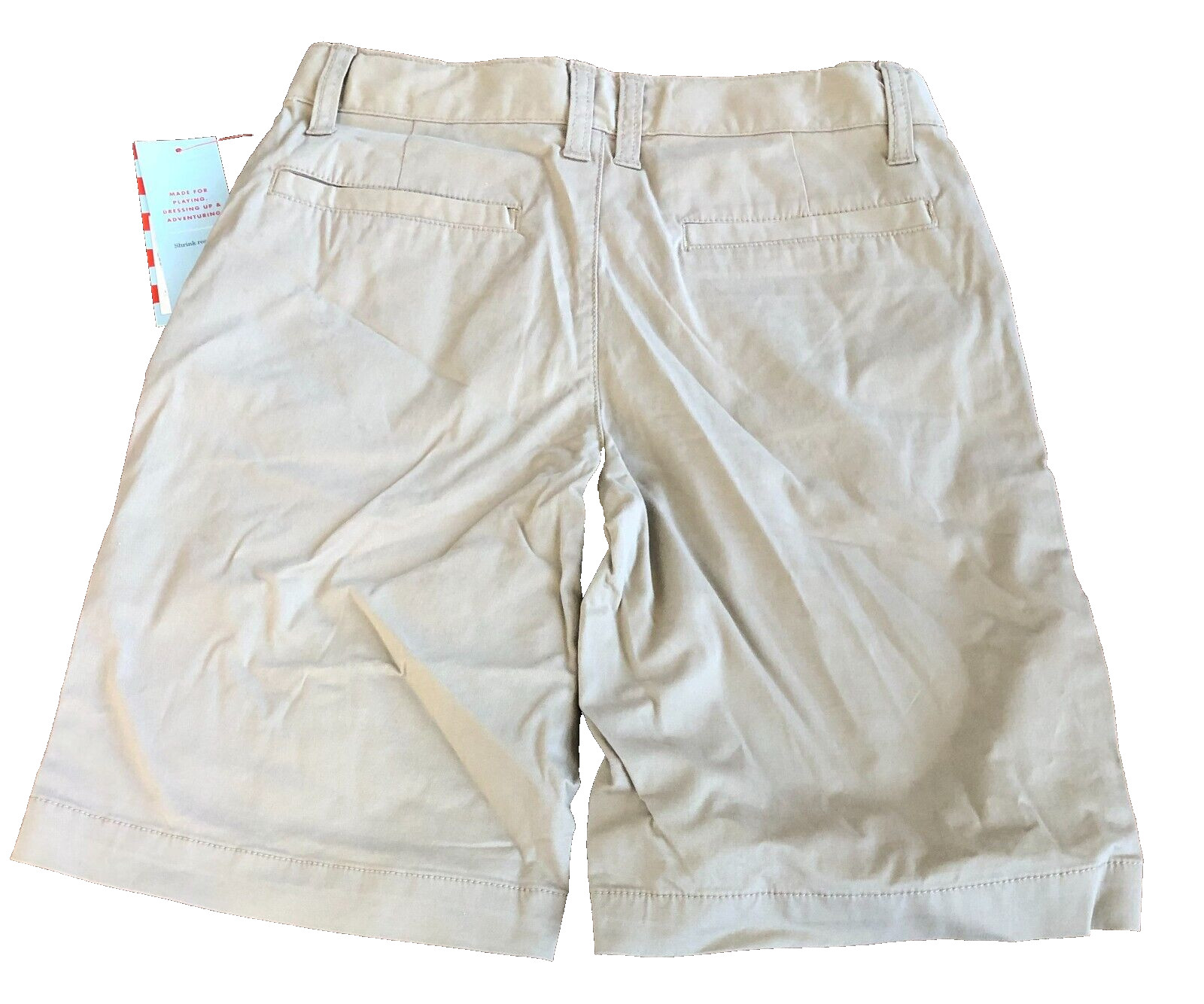 Boys Khaki School Uniform Shorts Size 8 (A1)