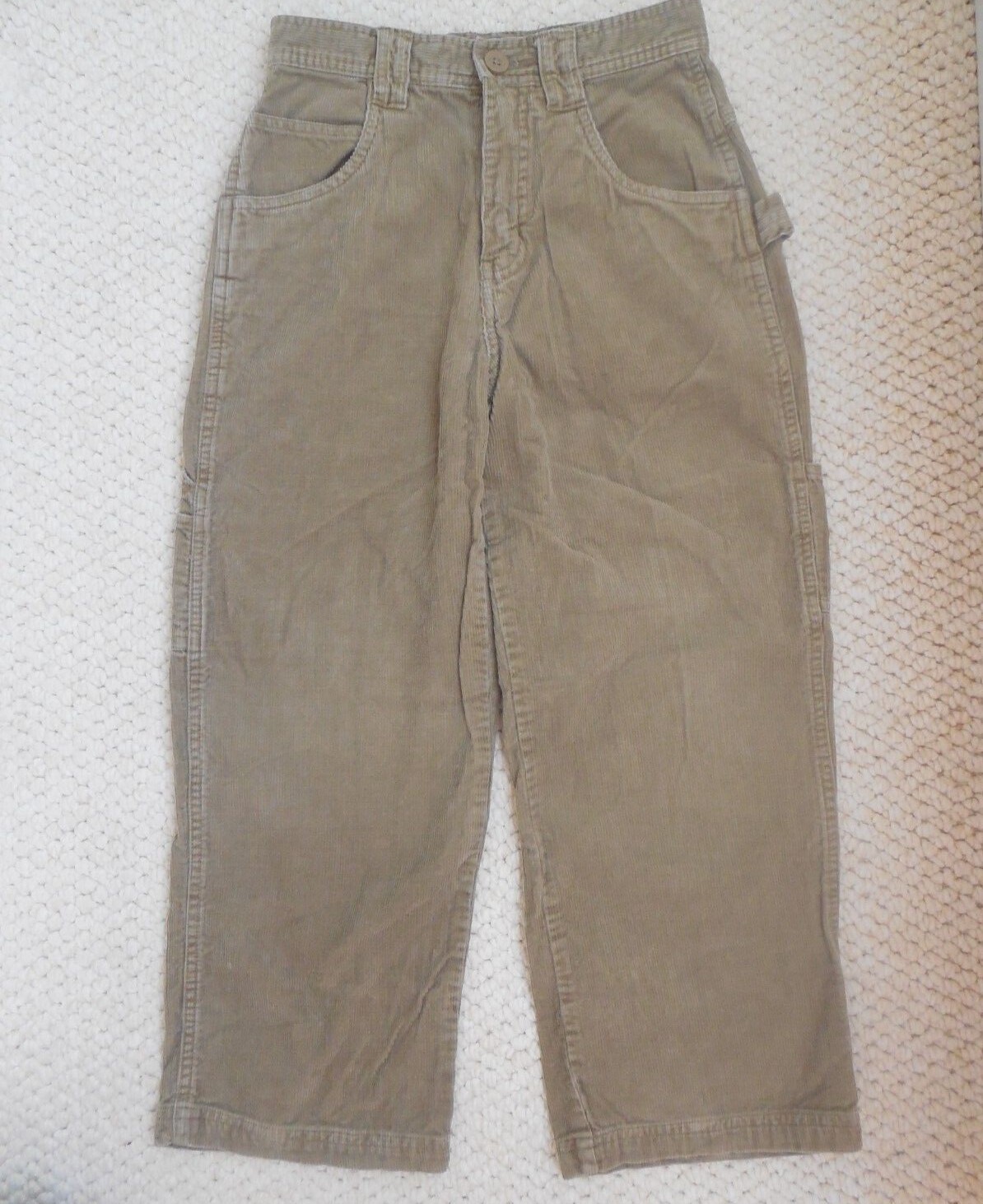 *Great Condition* UR It Boys Size 8 Beige Corduroy Uniform Pants