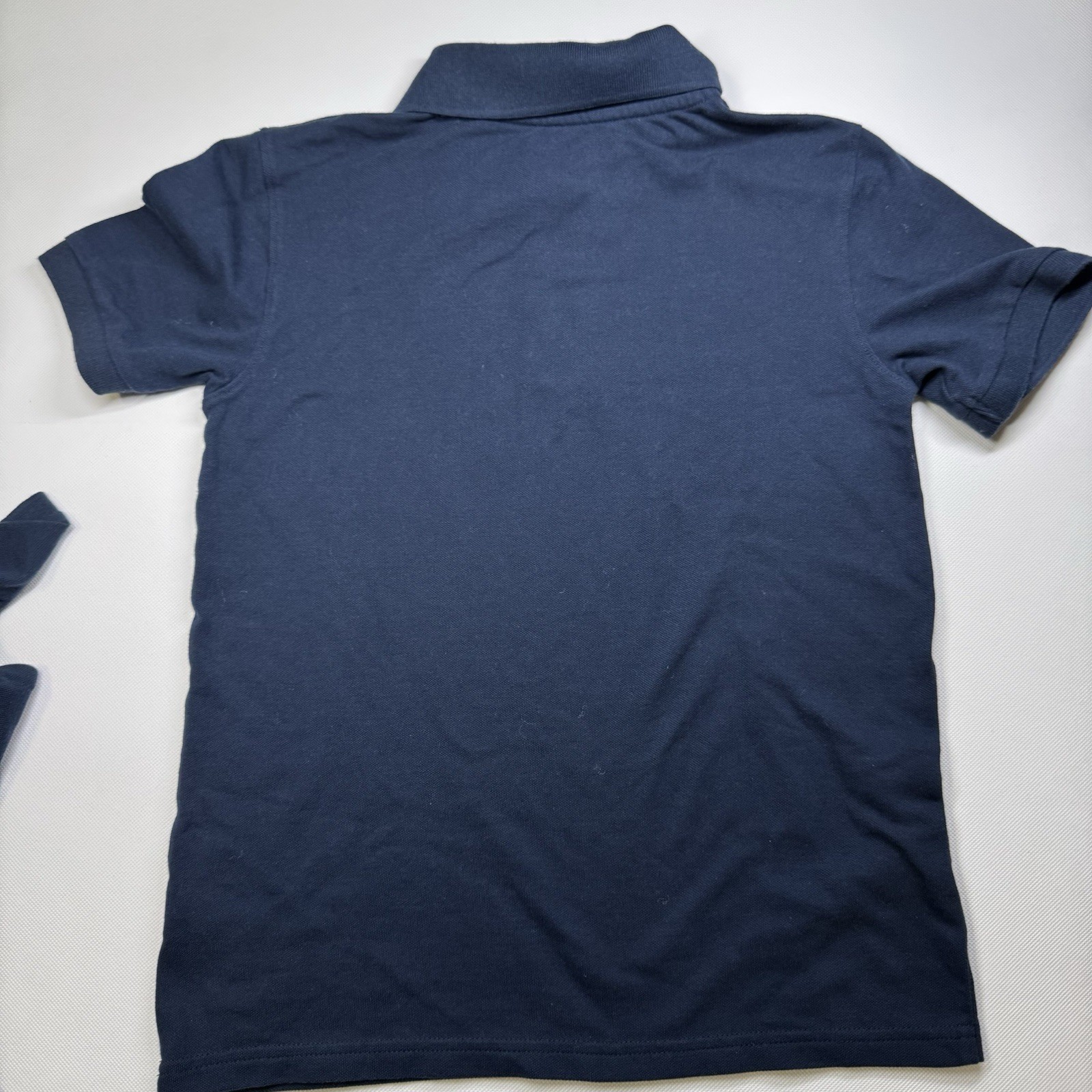 Cat & Jack Polo Shirt Boys Size Medium Navy Blue School Uniform Lot of 2