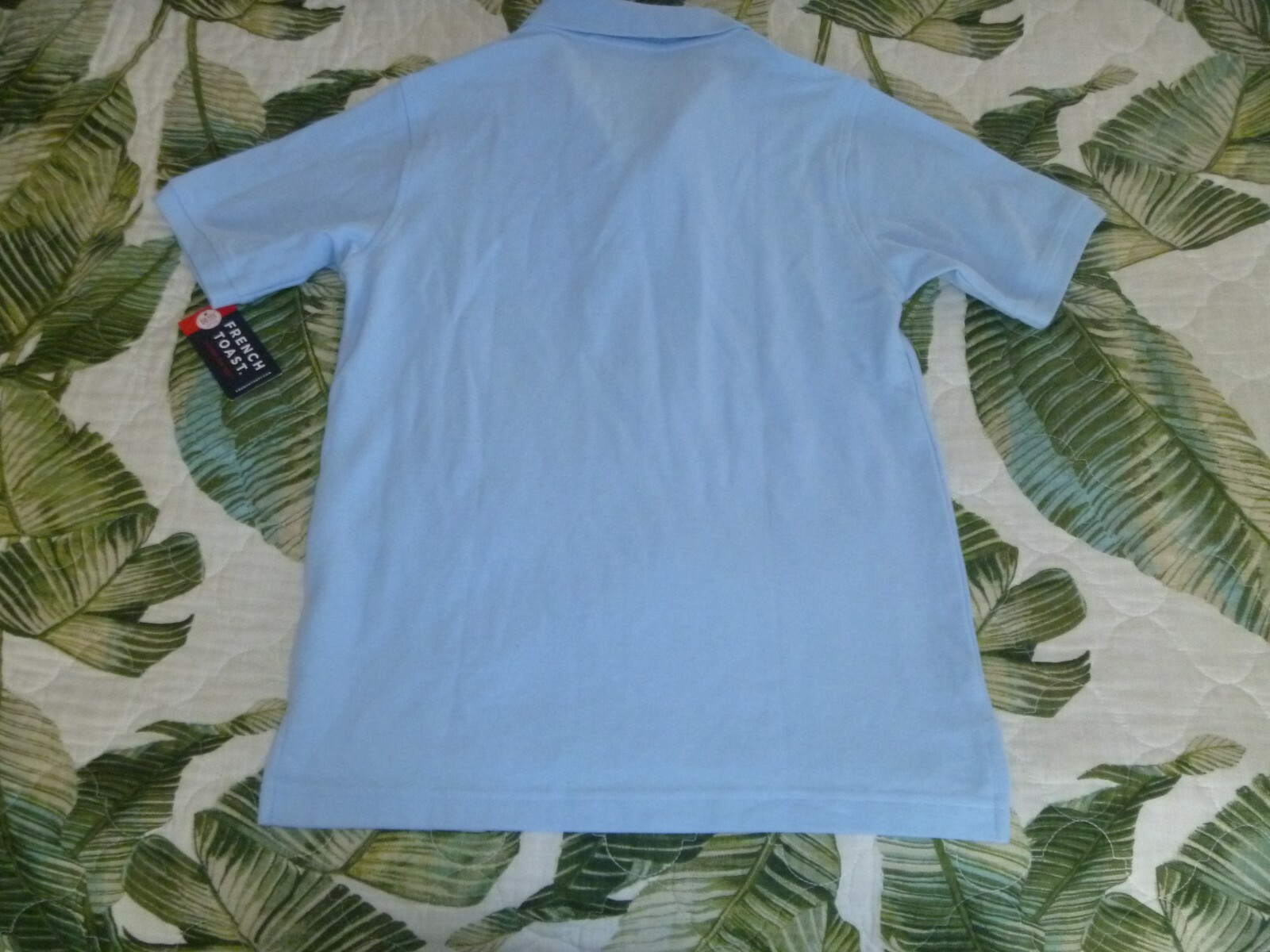 NEW NWT YOUTH FRENCH TOAST POLO GOLF SHIRT SHORT SLEEVE SCHOOL UNIFORM BLUE
