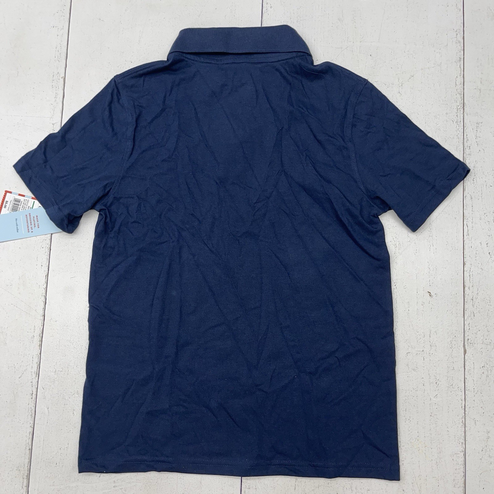 Cat And Jack Navy Blue Cotton Blend Polo School Uniform Boys Size L 10-12 NEW