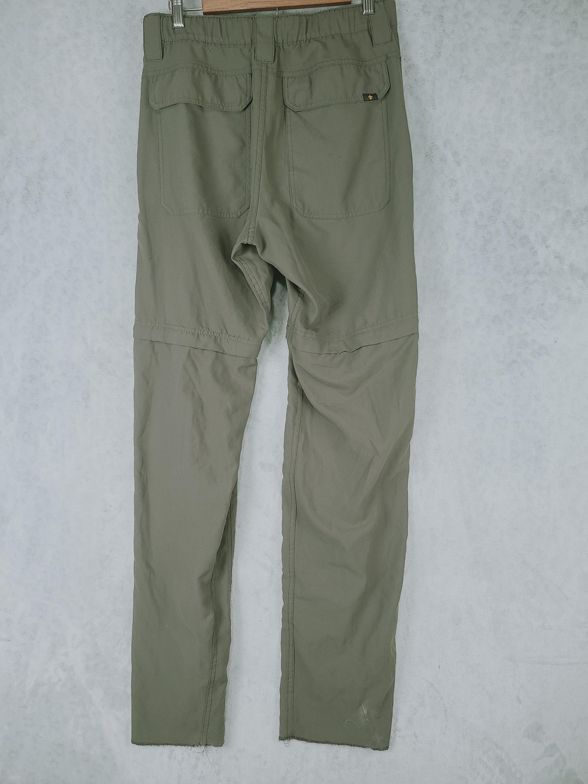 Boy Scouts Of America Pants Boys Small Green Uniform Switchbacks Zip Off Legs