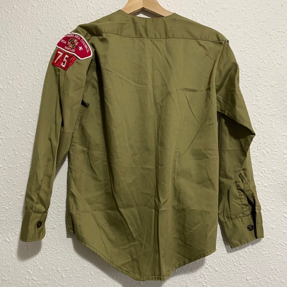 Vtg Boy Scouts of America BSA Uniform Set Shirt Pants Baltimore Maryland