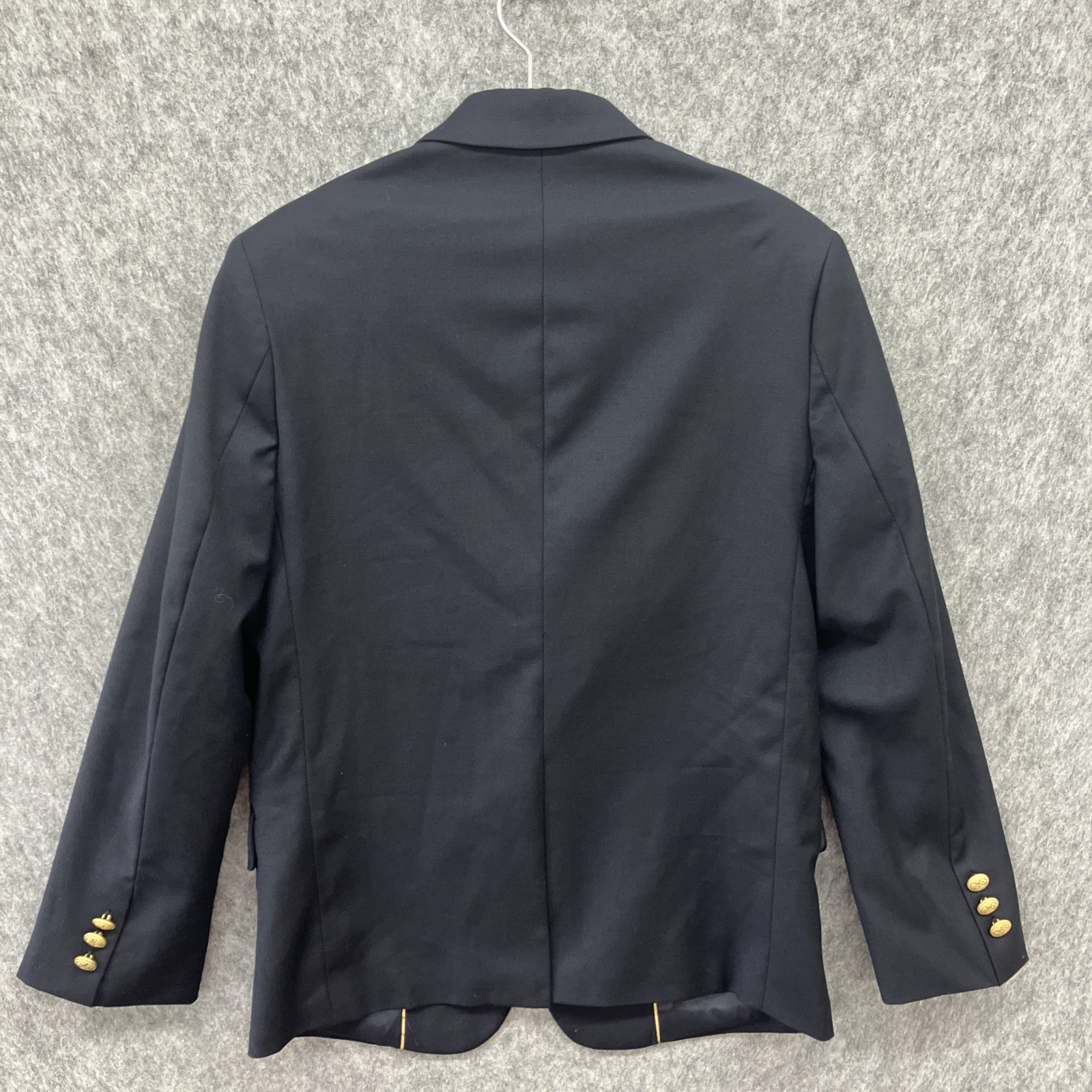 Dillards Class Club Boys Two Button Blazer Size 10 Navy Blue Classic