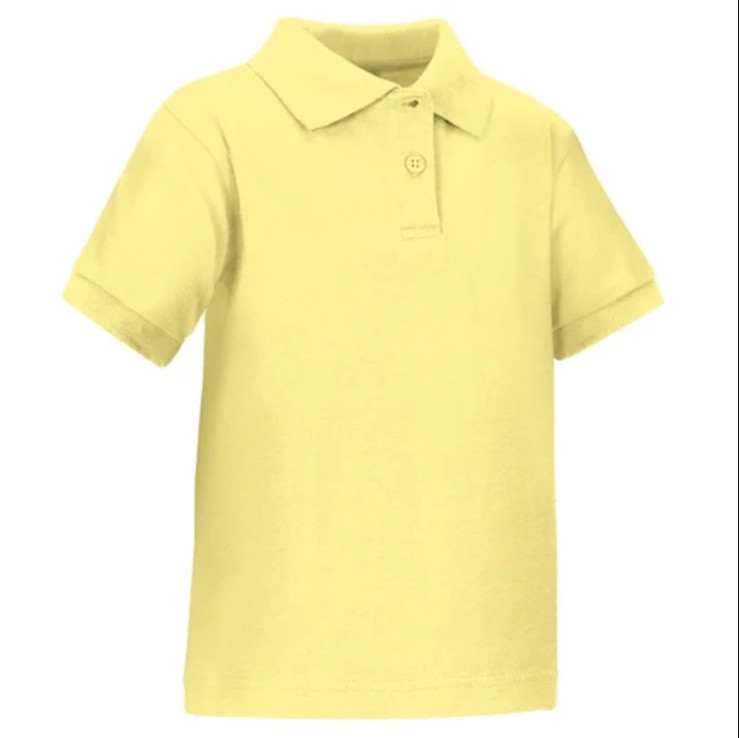 @School Boy’s School uniform -Yellow Polo shirts Sizes 16 & 18
