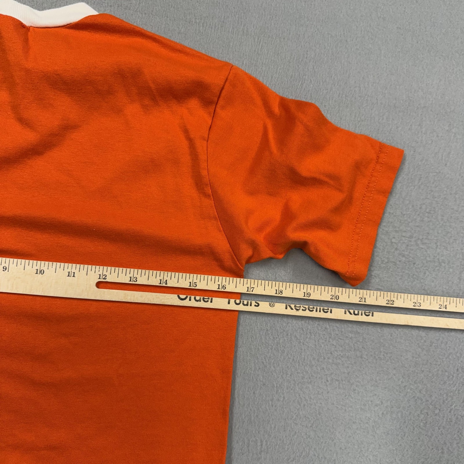 Boy Scouts Of America Shirt Youth Large Orange Tiger Cub Uniform Ringer Tee
