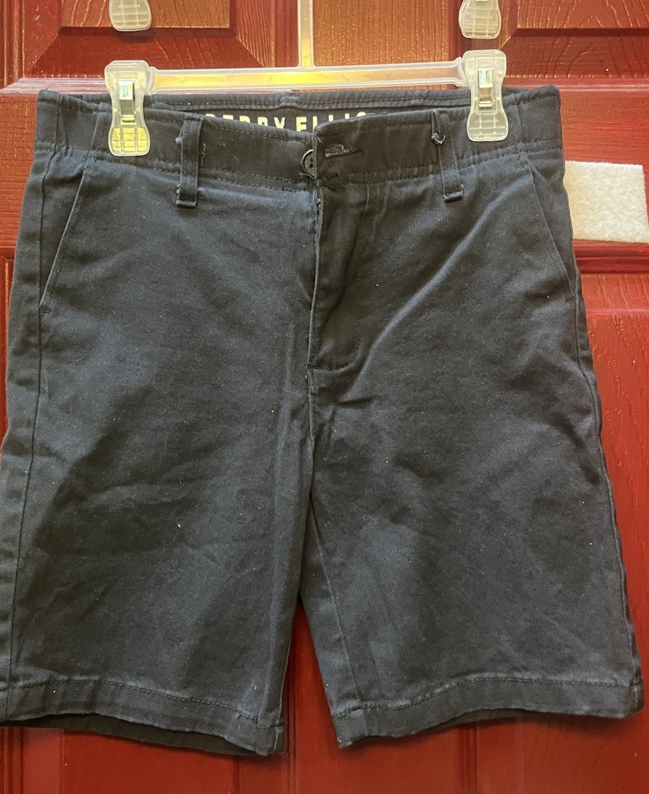Lot Of 2 Boys Size 10-12 . Navy Blue School Uniform Shorts.