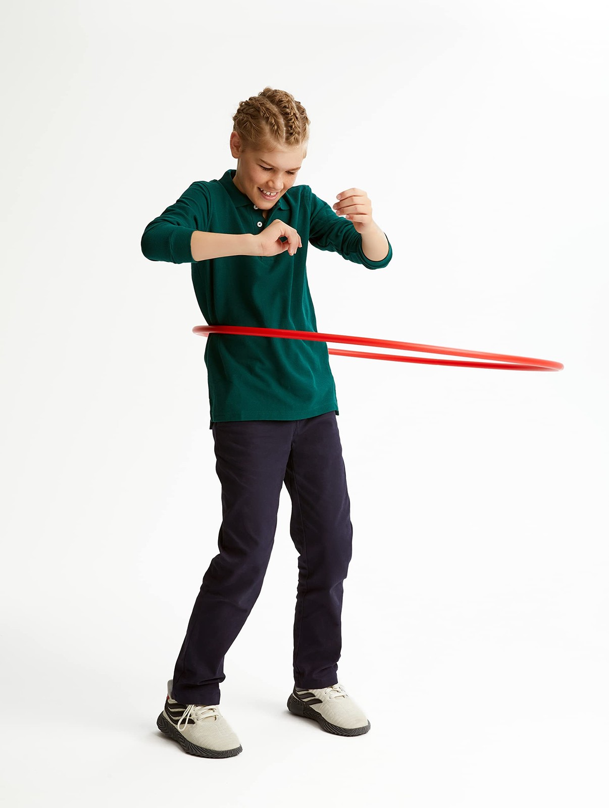 French Toast Boys’ Adjustable Waist Straight Fit 8, School Uniform Navy