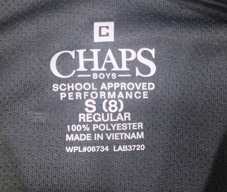 CHAPS Approved Schoolwear~Lot of 2~Boy’s Short Sleeve Polo Shirts~Size S (8)