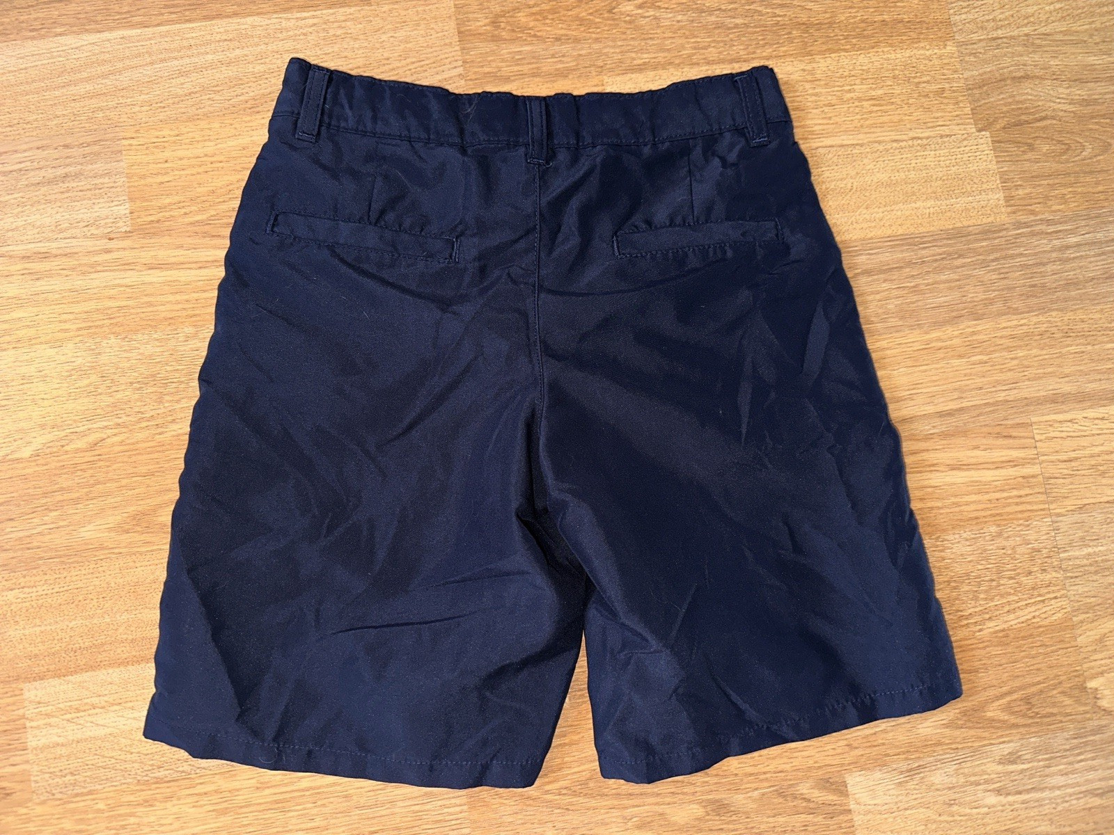 Lot of 2 Boys School Uniform Shorts – Chaps & IZOD – Tan & Navy -Size 10