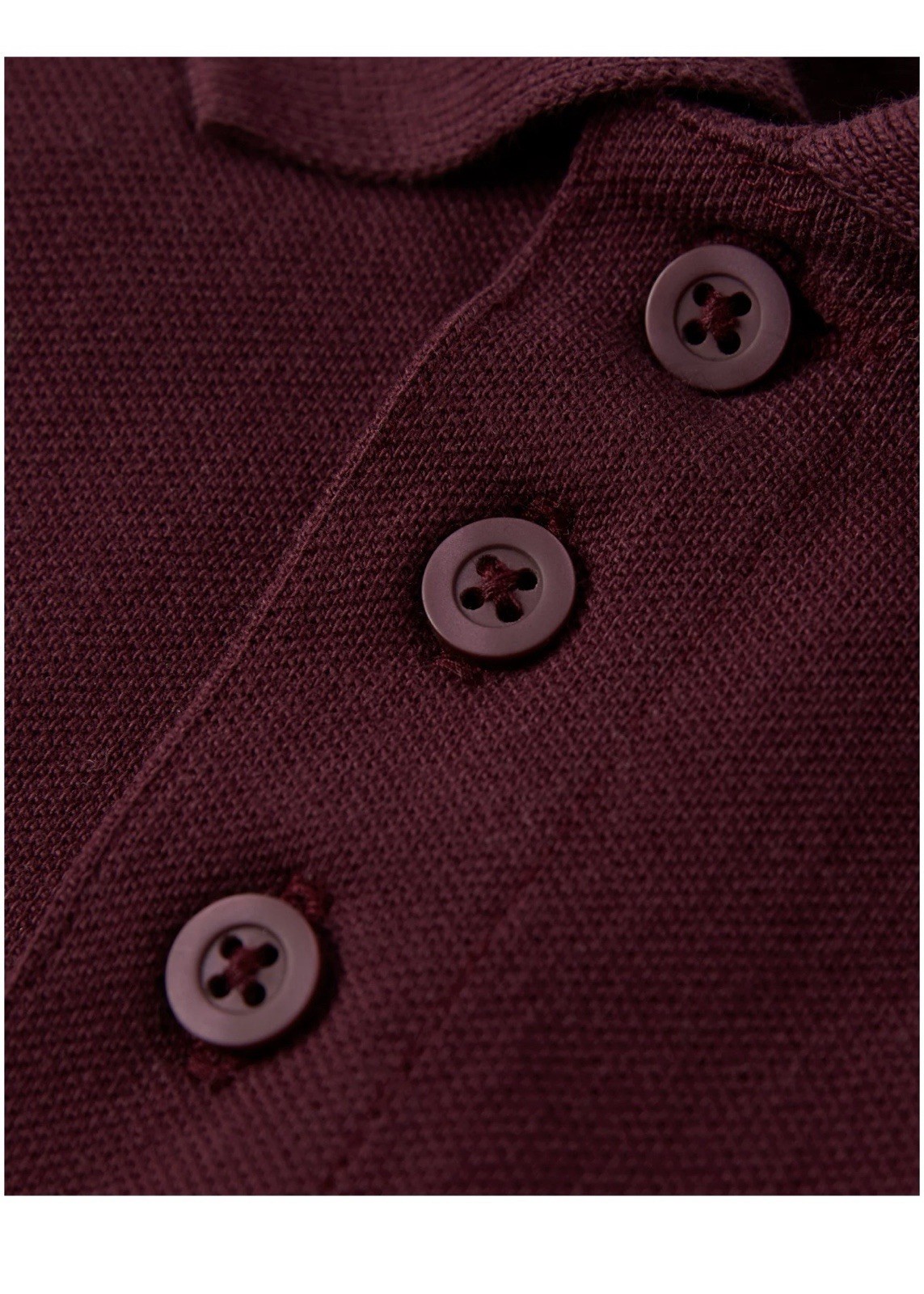 GYMBOREE Play Proof Boys Burgundy Stain-Resistant Polo Uniform Shirt
