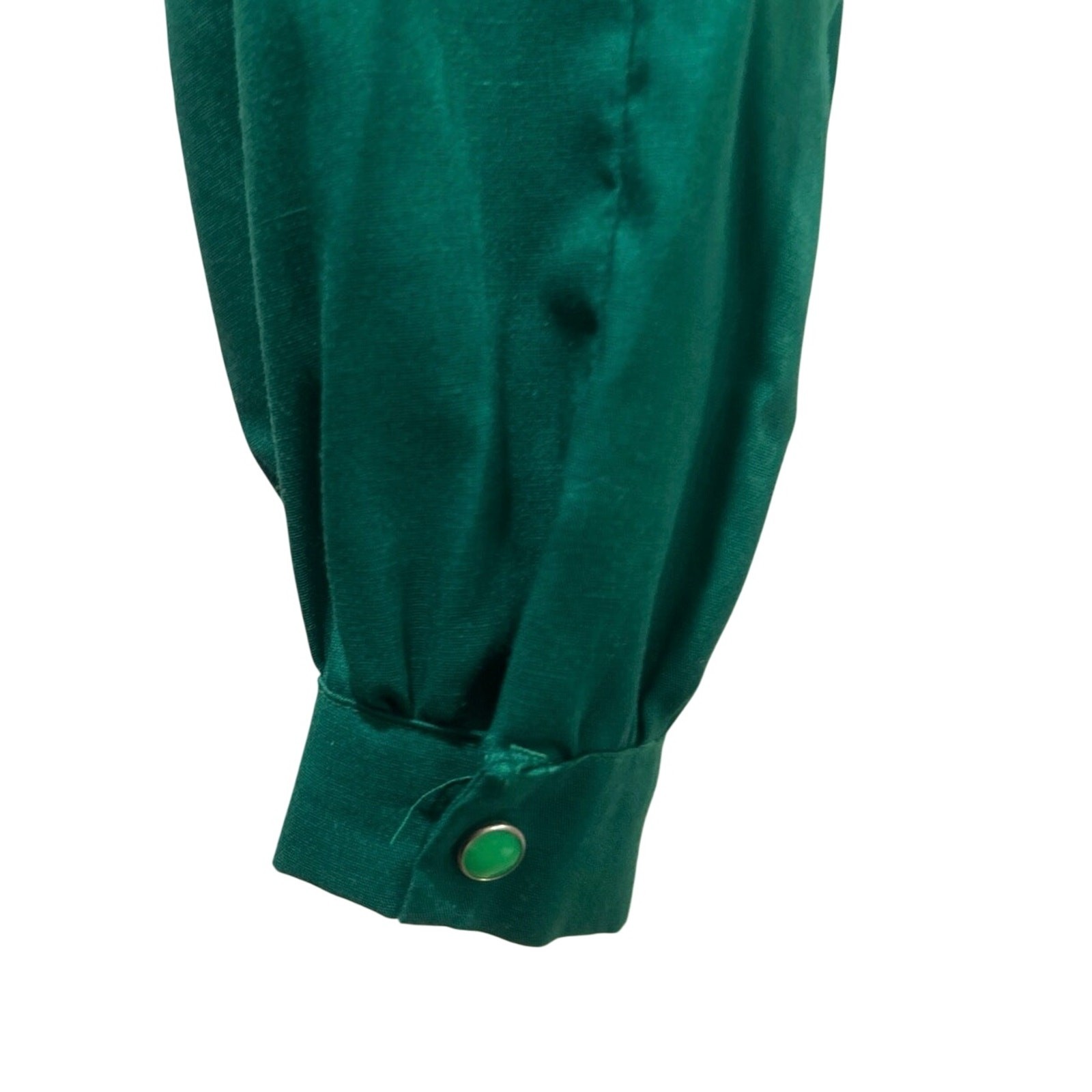 Vtg Holiday St Patrick’s green/wht checkered vest green knickers 5/6T Homemade