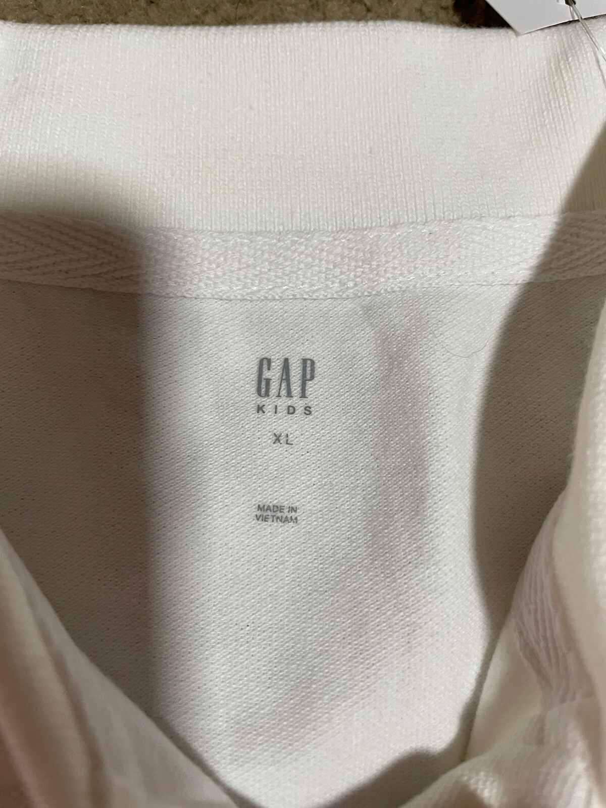 New Gap White Long Sleeve Polo Shirt Size XL(12) NWT School Uniform Shirt