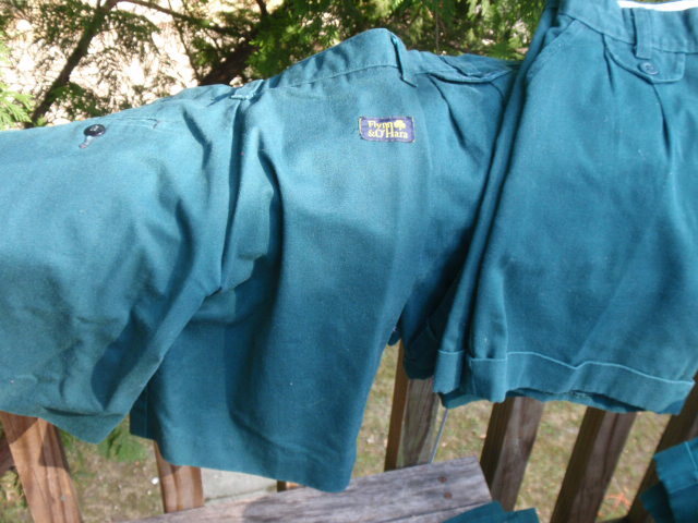 LOT OF 5 FLYNN & O’HARA BOY’S KID’S SCHOOL UNIFORM GREEN SHORTS SIZE 7 REGULAR