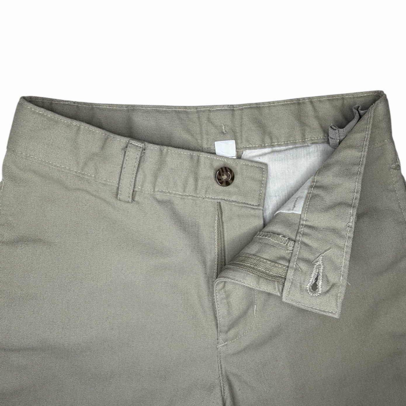 Dockers Boys School Uniform Shorts Lot 2 Size 8 Regular Khaki Navy Flat Front