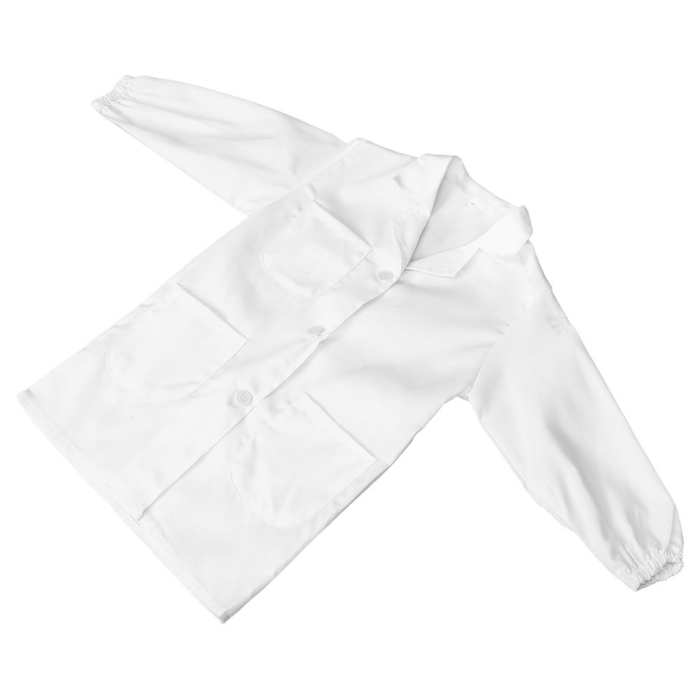 Unisex Kids Lab Coat for Party White Scientist Costume Comfortable Fabric