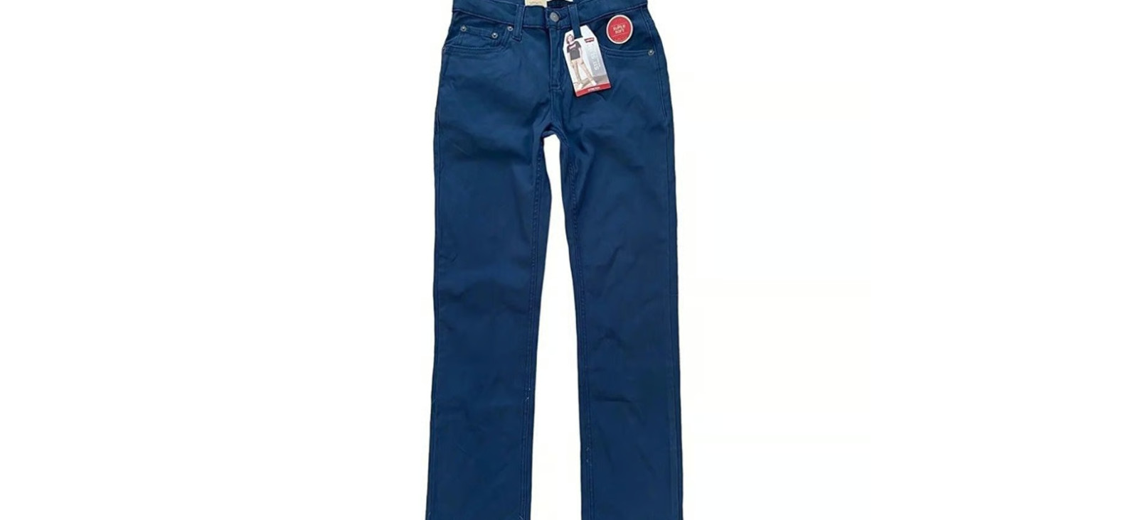Size 8R Boys Levi’s 511 Slim Navy Blue Soft Stretch Twill Pants NWT